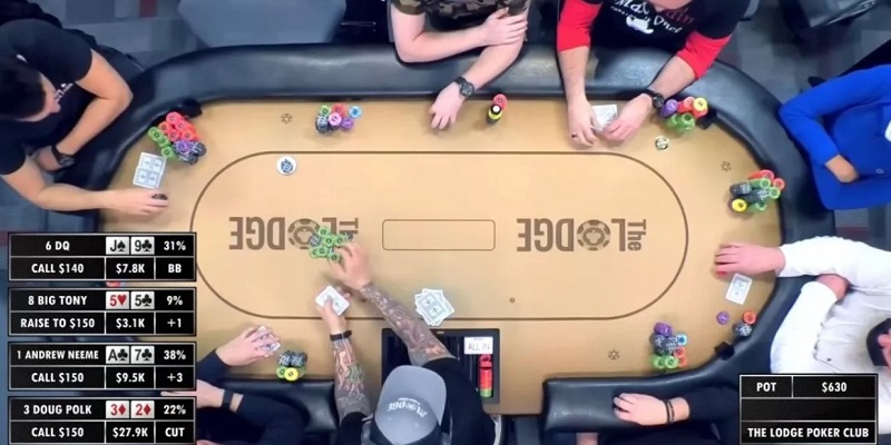 Cách chơi 1/1 Poker dành cho anh em