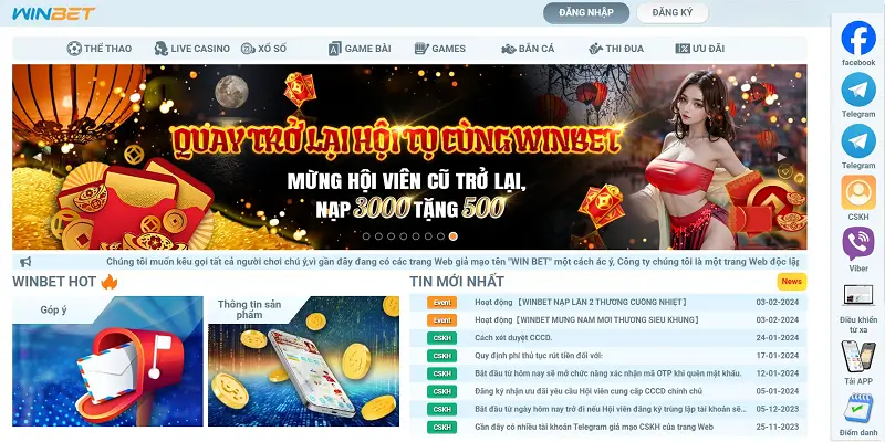 Winbet - Cổng game cá cược giải trí uy tín số 1 Việt Nam