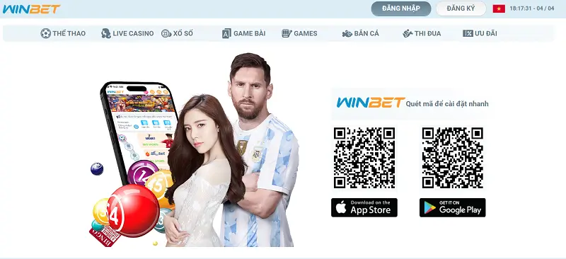 Các bước tải app đơn giản tại nhà cái winbet