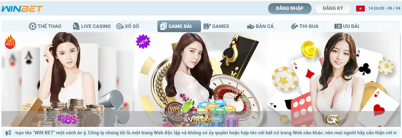 Game bài winbet - Cổng game bài đổi thưởng hay nhất hiện nay
