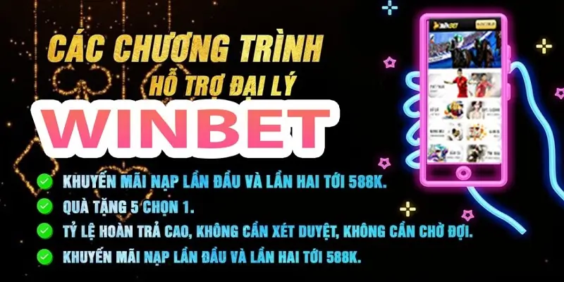Những chính sách ưu đãi cho đại lý winbet