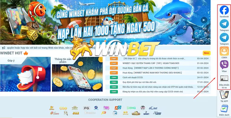 Những phương thức liên hệ chăm sóc khách hàng winbet